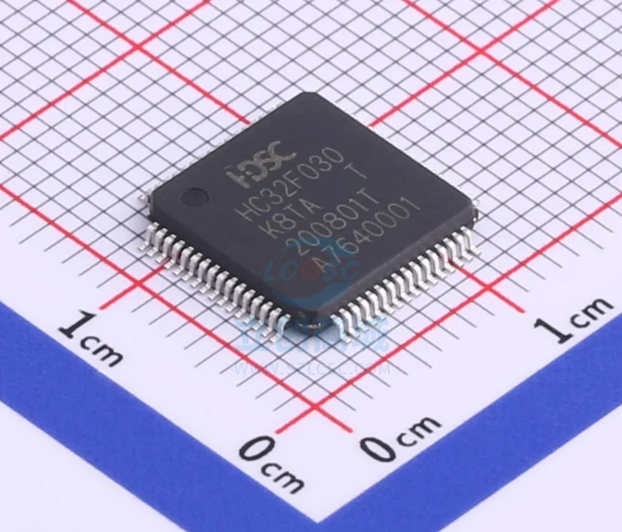 

100% New Original HC32F030K8TA-LQFP64 Package LQFP-64 New Original Genuine Microcontroller IC Chip (MCU/MPU/SOC)