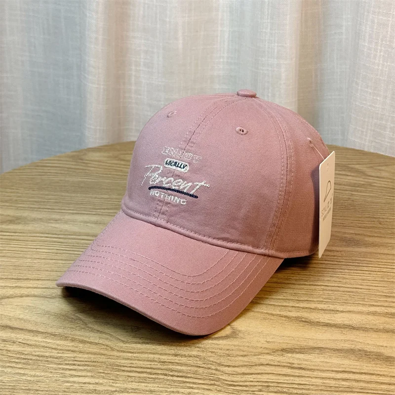 Бейсболка для женщин и мужчин ретро хлопковая стираная вышивка букв винтажные