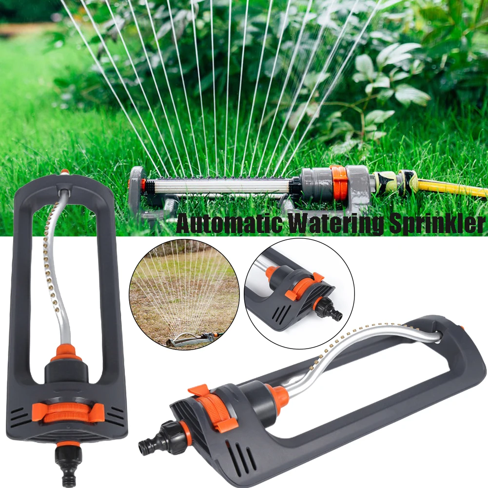

Lawn Sprinkler Indestructible Oscillating Sprinkler Rustproof Automatic Swing Irrigation Sprinkler for Lawn Garden Irrigation