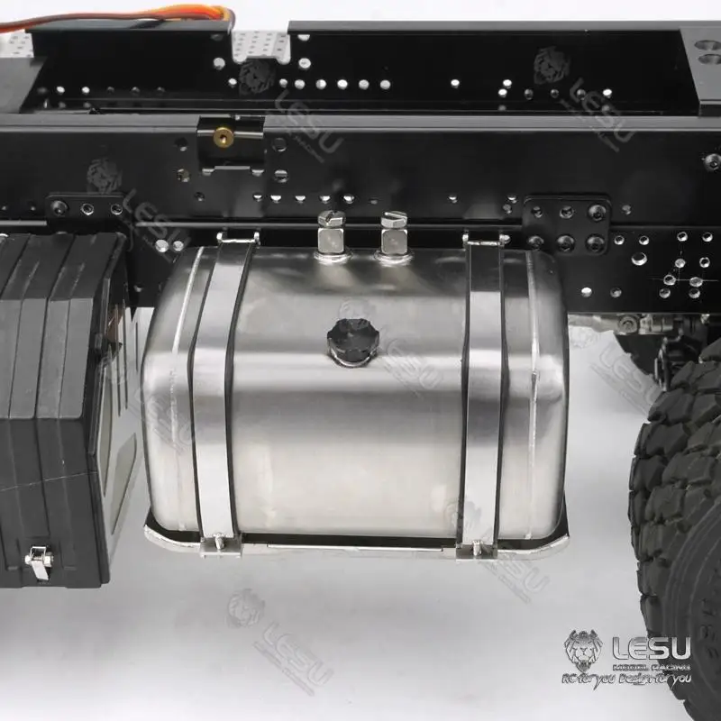 Топливный бак 1/14 LESU грузовик игрушка из нержавеющей стали с плоским дном