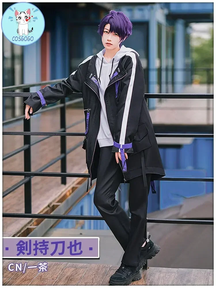 Kenmochi Toya NIJISANJI Vtuber Косплей Костюм Аниме Платья Рождество Хэллоуин Наряды Женщины