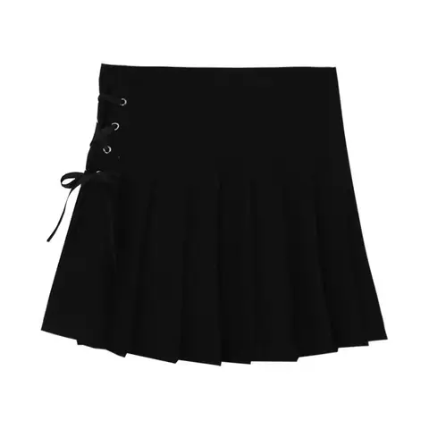 Pleated skirt women's spring and summer 2020 New Fashion skirt all-match strappy skirt Korean style preppy skirt a-line skirts