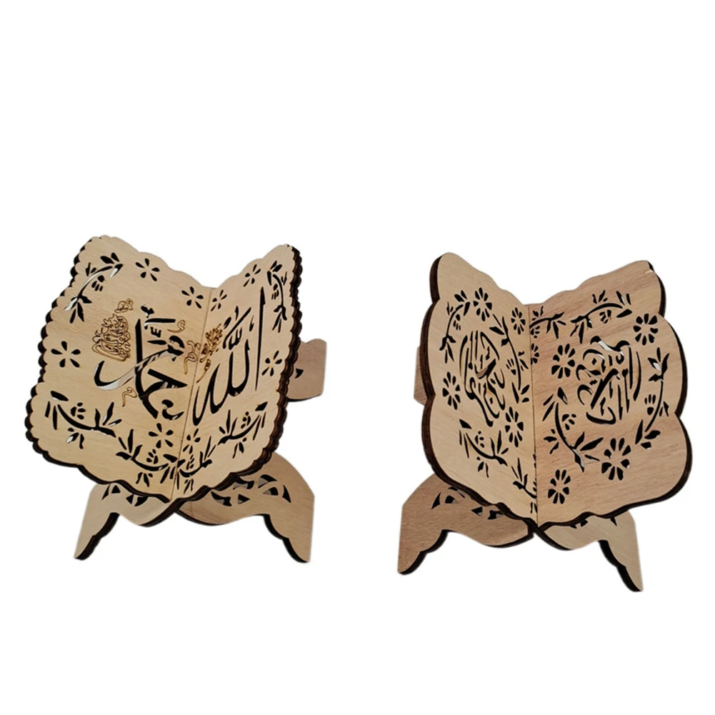 

Деревянная Ид аль-Фитр Исламская книжная полка Библия Коран книга стенд держатель Библия рамка Kuran Святой Реал исламский Декор для дома