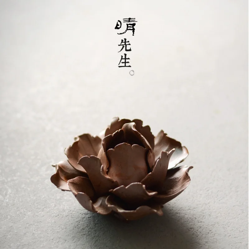 

Цзиндэчжэнь, ручная работа, керамическая пион, держатель для благовоний с тремя отверстиями, декоративное пространство, ручная работа, пода...