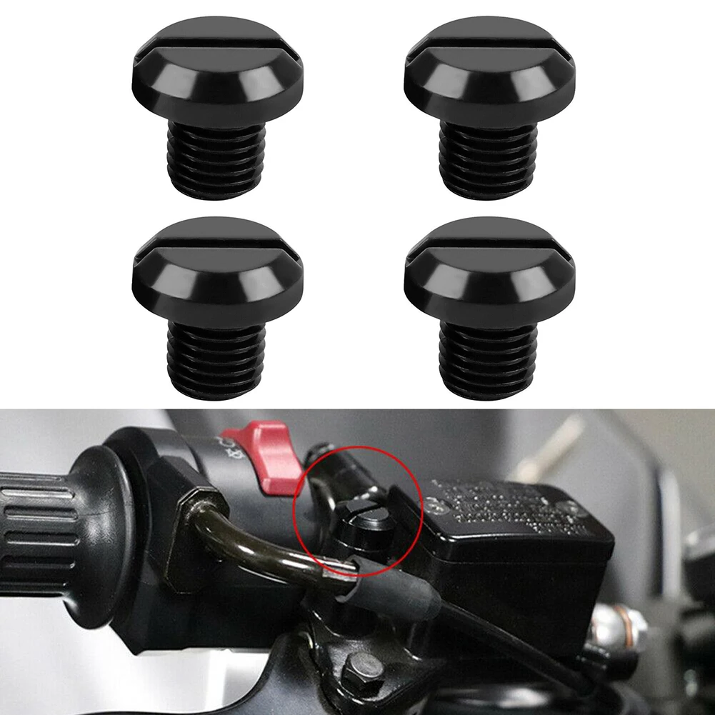 

100% Brand New Hole Plugs Motorcycle 4 Pieces / Set Car Accessories For M10 * 1.25 Motorcycle Mirror 4 PCS Motorcycle Universal
