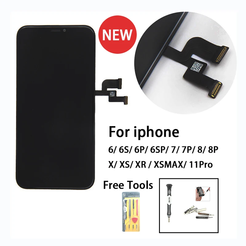 

Mobile phone display for iPhone Applicable to iPhone 6 7 8 X/XR/XS/X11 and other screen assemblies for iphone11 LCD screen