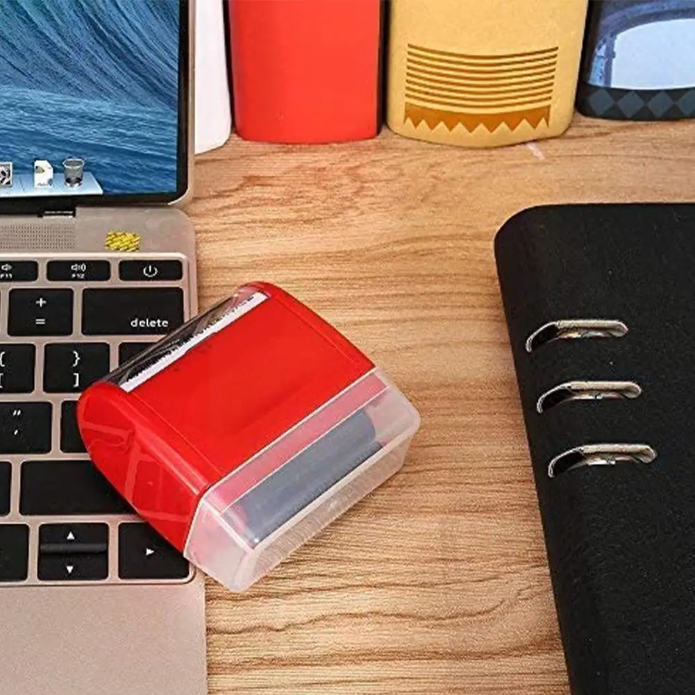 

Privacy Roller Stamp Anti Theft Seal Stamp Identity Package Messy Private Confidential Code Informati G0o7