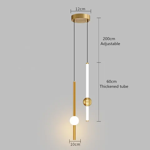 Прикроватный современный минималистичный подвесной светильник, фоновая Подвесная лампа для спальни, телевизора, кухонного островка, ресторана, освещение с длинной линией