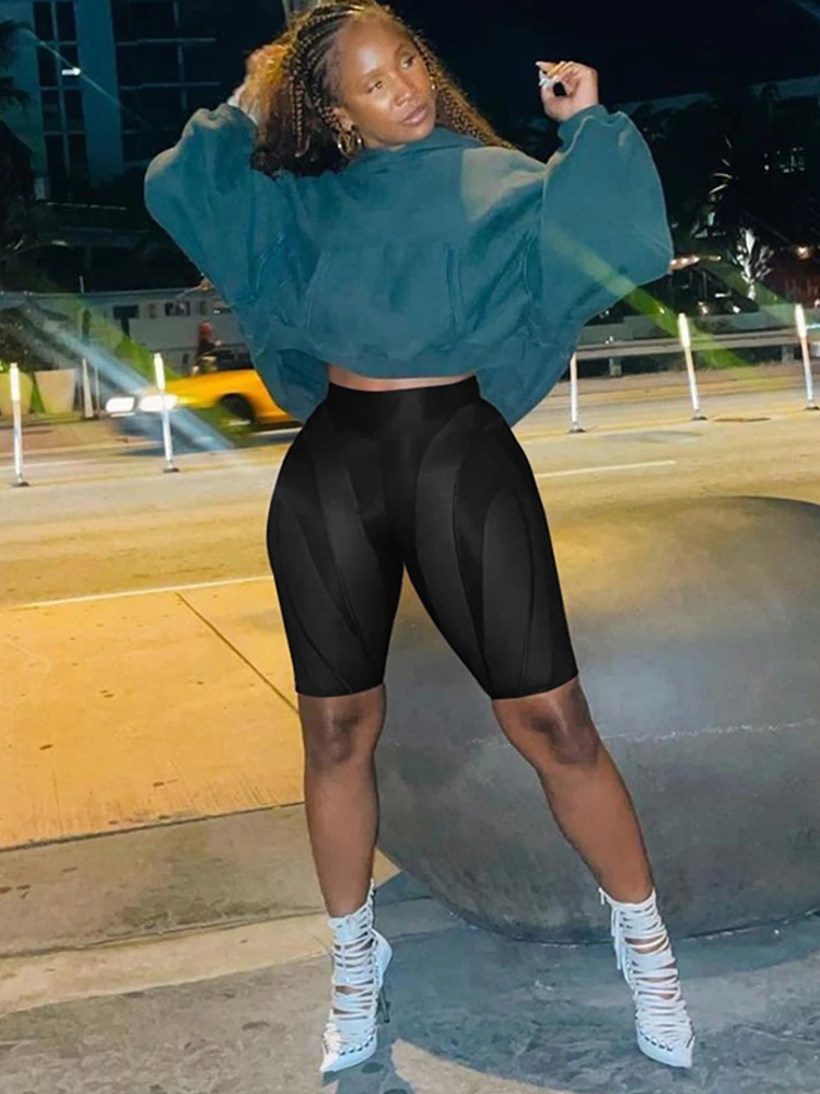 Kliou сетчатые лоскутные женские брюки сексуальные прозрачные эластичные узкие