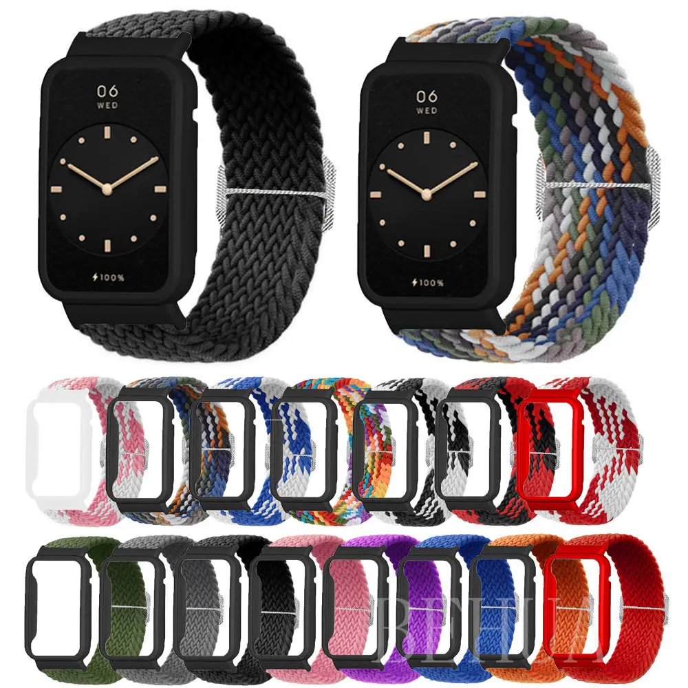 

Nylon WatchStrap Band For Xiaomi Mi Band 7 Pro WristStrap Bracelet for Miband 7Pro Wristband Elastic Adjustable Braided belt new