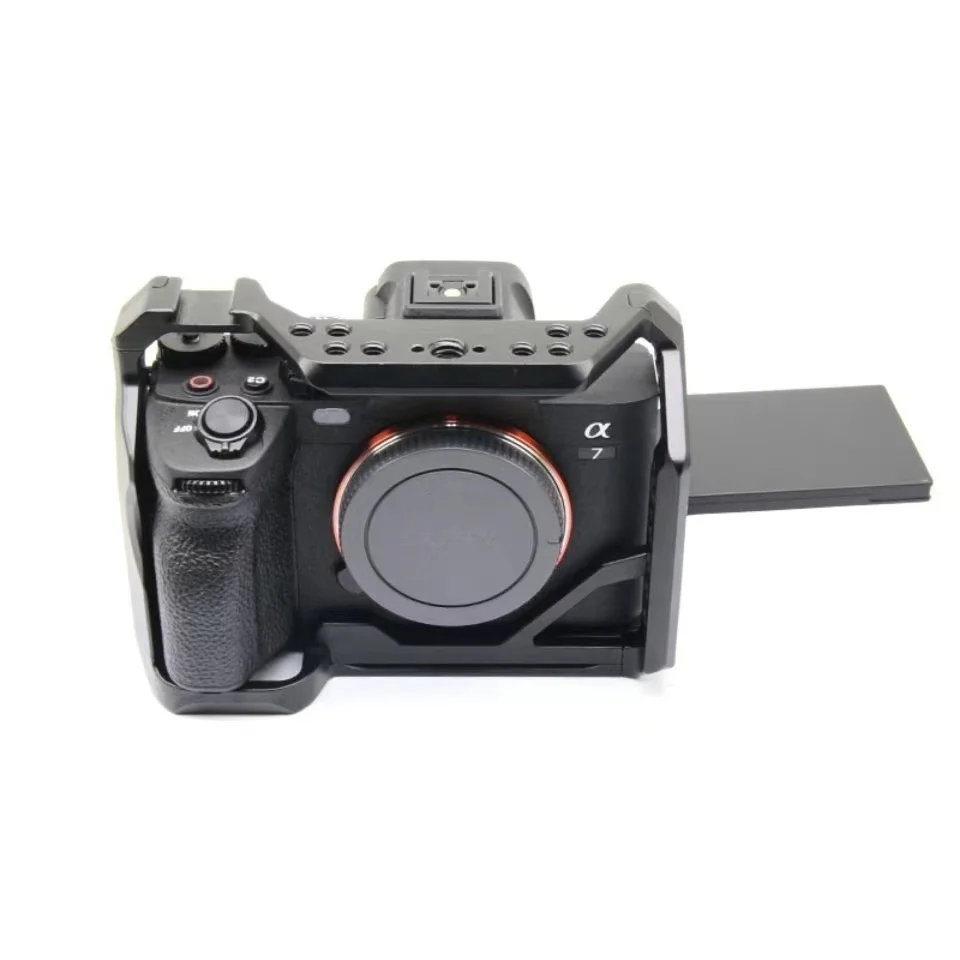 

Quick Release L Plate for for Sony A7IV A7M4 A1 A7R4 A7S3 A9ii Camera Rig Cage Camera Aluminum Alloy Cage W/ Arca Swiss QR plate