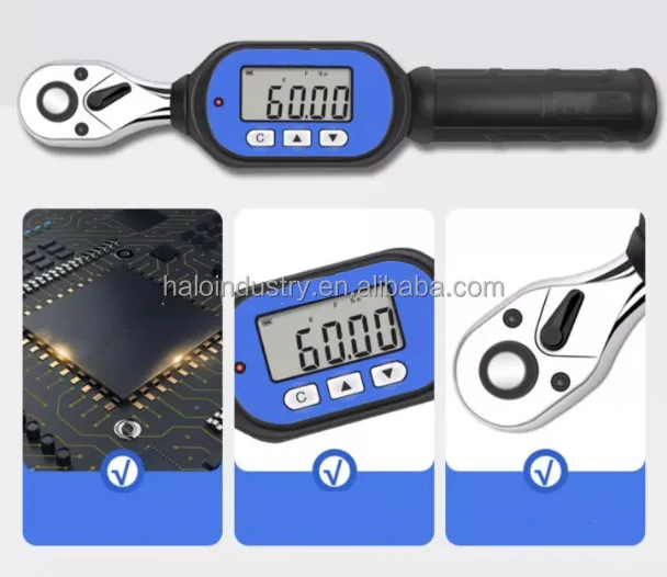 Горячая Распродажа дешевый электрический цифровой динамометрический ключ 1/4 1/2