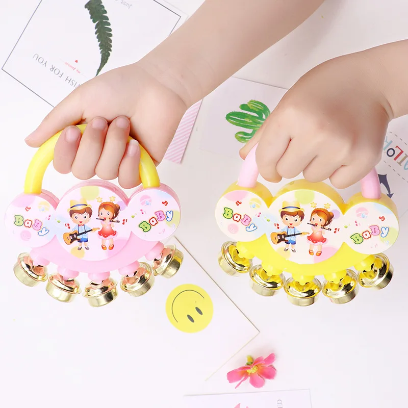 

Милый мультяшный детский колокольчик, 1 шт., креативные четкие колокольчики, детское раннее образование, музыкальный инструмент, игрушки