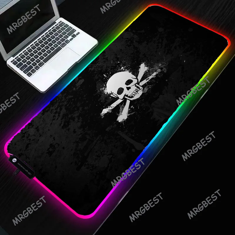 

Gaming Mouse Pad RGB LED Glowing Colorful USB Cable Large Gamer Mouse-pad Non-slip Desk Mat 7 Colors for Computer Mice Pad