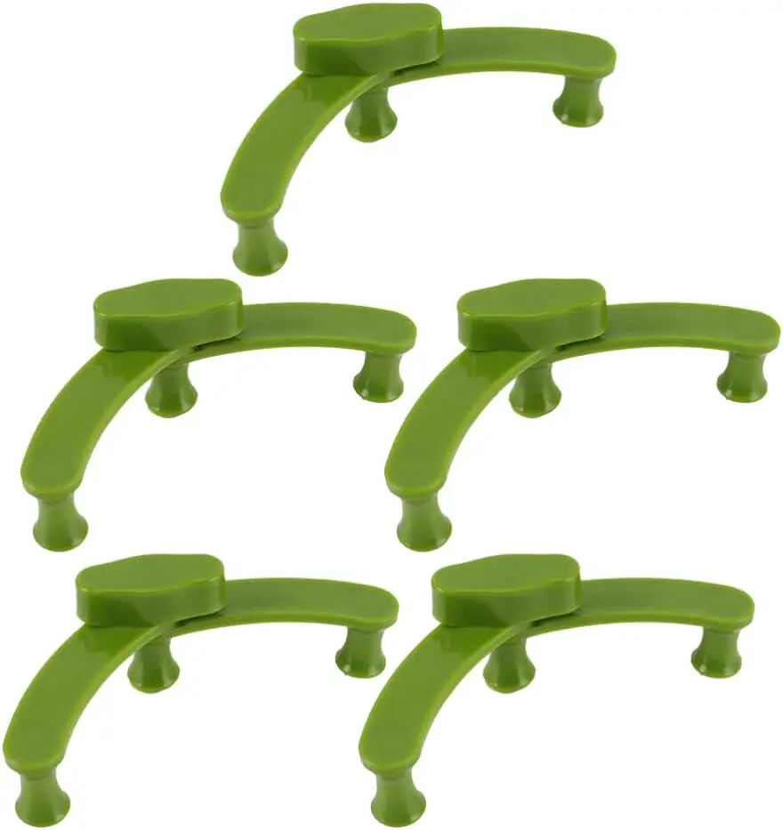 

Зеленые пластиковые зажимы для дрессировки растений 360° 5 шт.