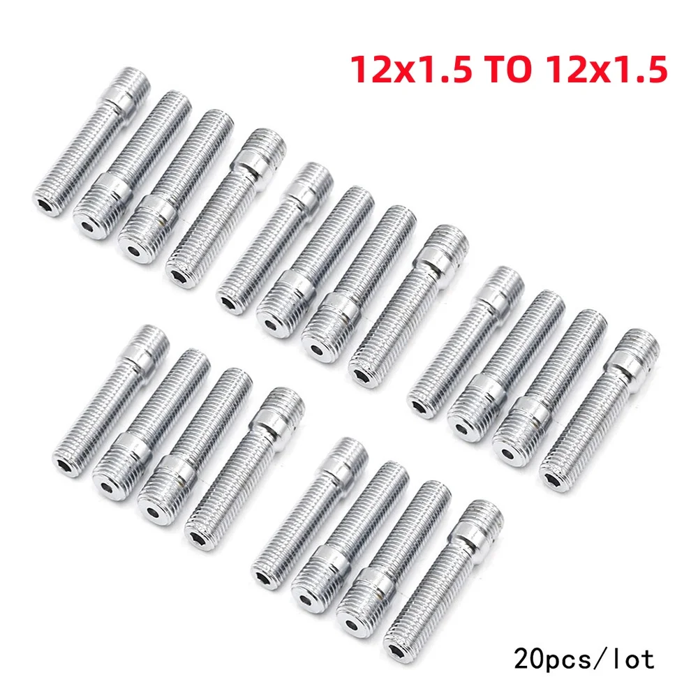 20 ШТ. 58 ММ РАСШИРЕННЫЕ КОЛЕСА СТУДНЫХ КОНВЕРСИИ 12x1 5 ДО КОМПЛЕКТ АДАПТЕРА ВИНТОВ