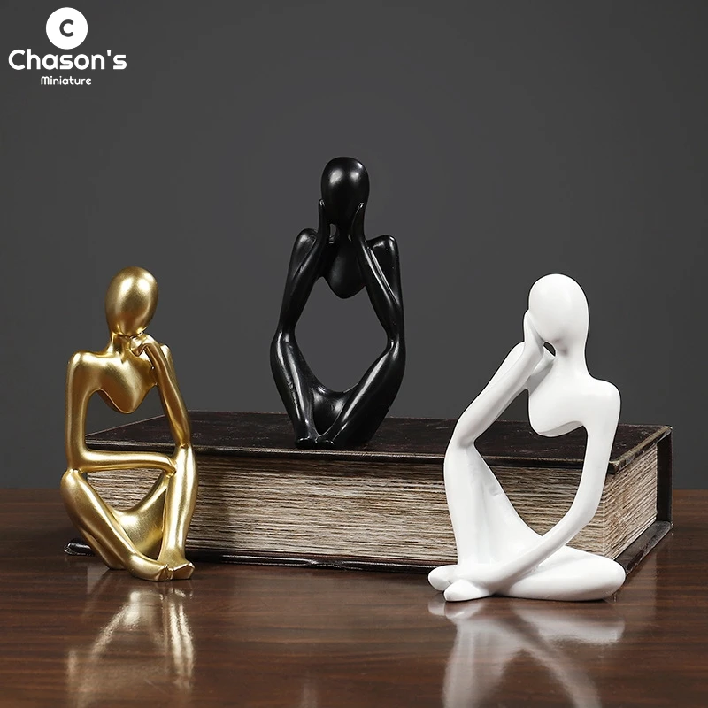 

Абстрактные статуи для гостиной в скандинавском стиле, Декор для дома, аксессуары для дома, украшения для стола и автомобиля, подарки
