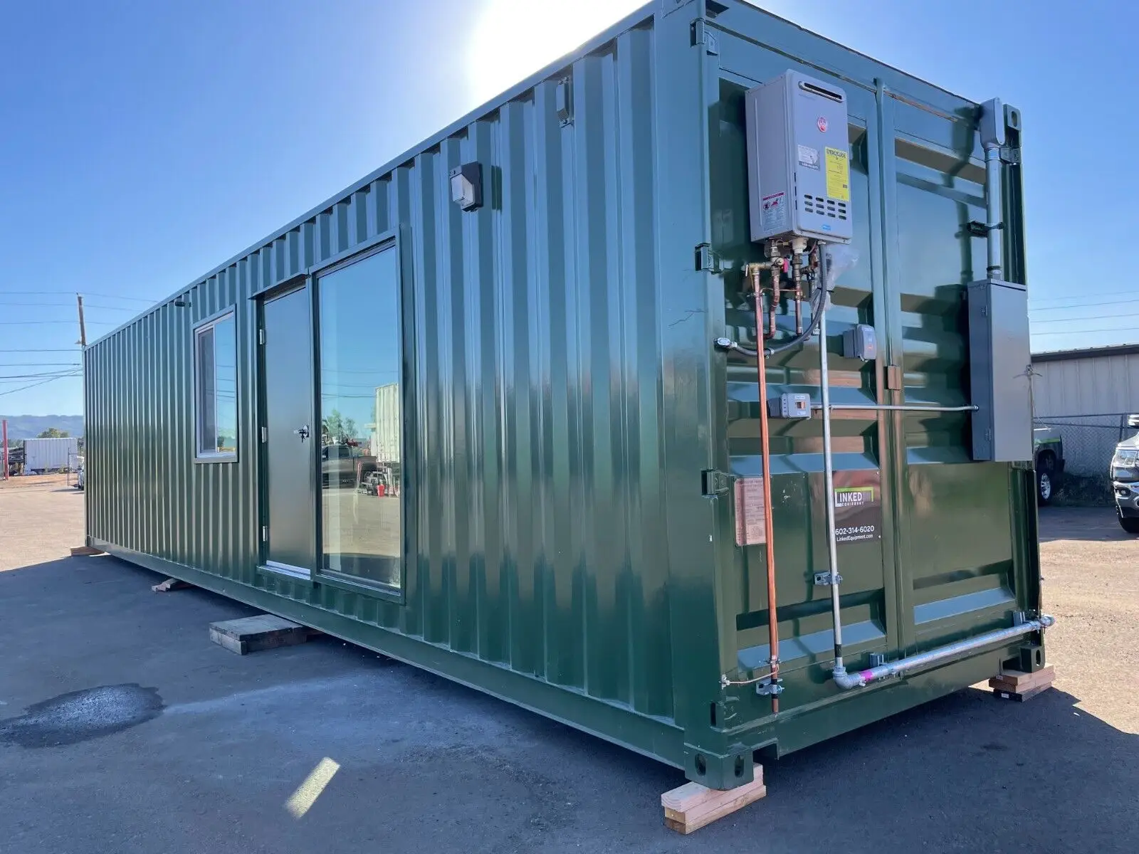 Профессиональный 2-х этажный современный сборный модульный дом контейнерный с