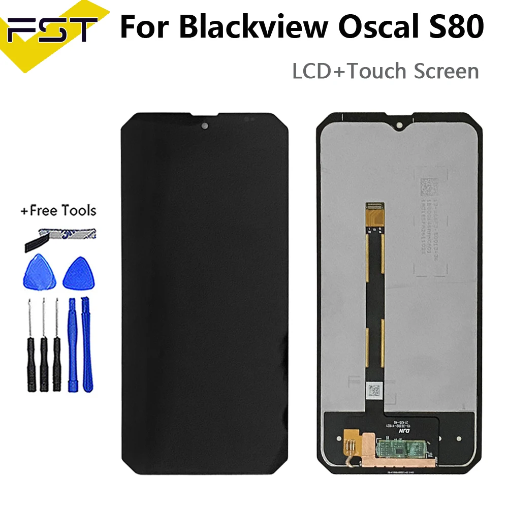 6,58 дюймовый для Blackview Oscal S80 ЖК-дисплей + кодирующий преобразователь сенсорного экрана в сборе Oscal S80 экран, запасные части ЖК-датчика