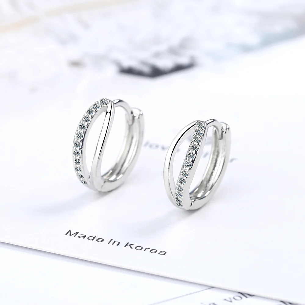 

Real S925 Sterling Silver Diamond Stud Earring for Women Aros Mujer Oreja Origin Diamond Gemstone Jewelry Orecchini Females