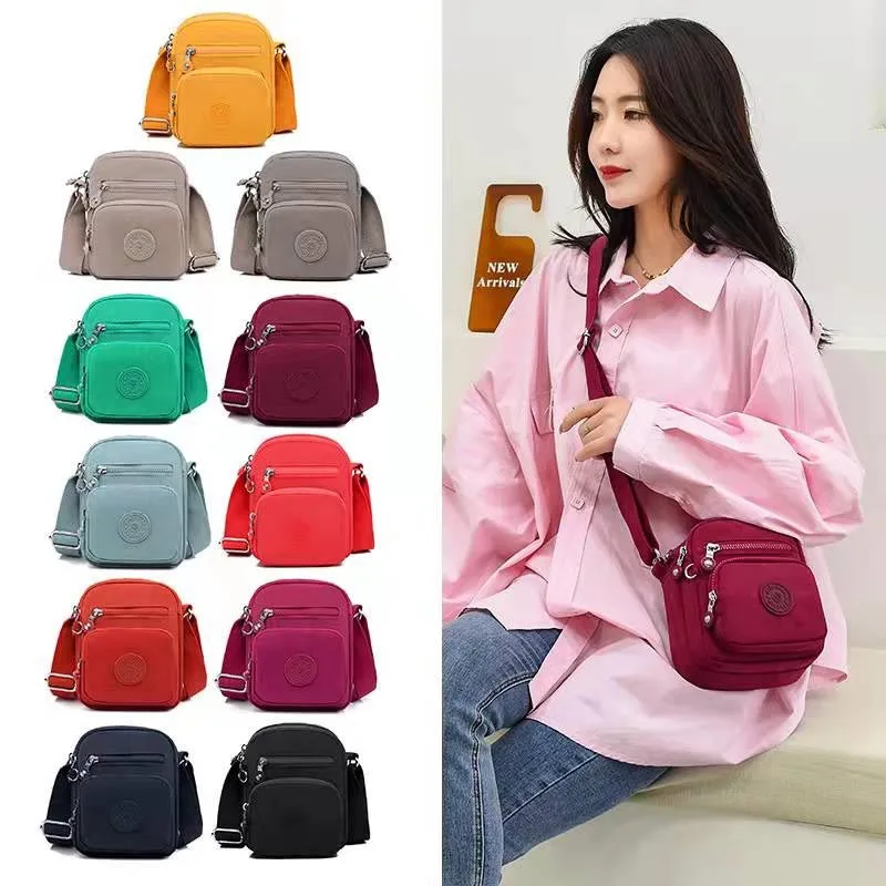 

Mommy bag South Korea INS women's handbag lightweight canvas single shoulder women's bag wholesale Nylon bag Waterproof shoulder
