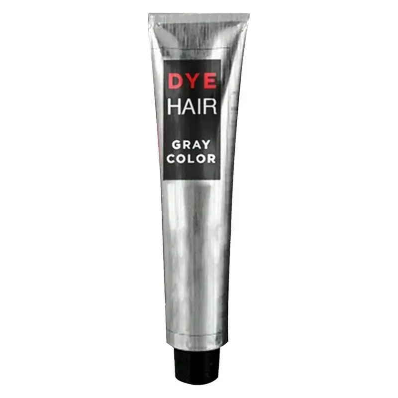 Wax 100ml Hair Gream Unisex Smoky Gray Punk Style Light Grey Silver Permanent Hair Dye Color Paint Wax