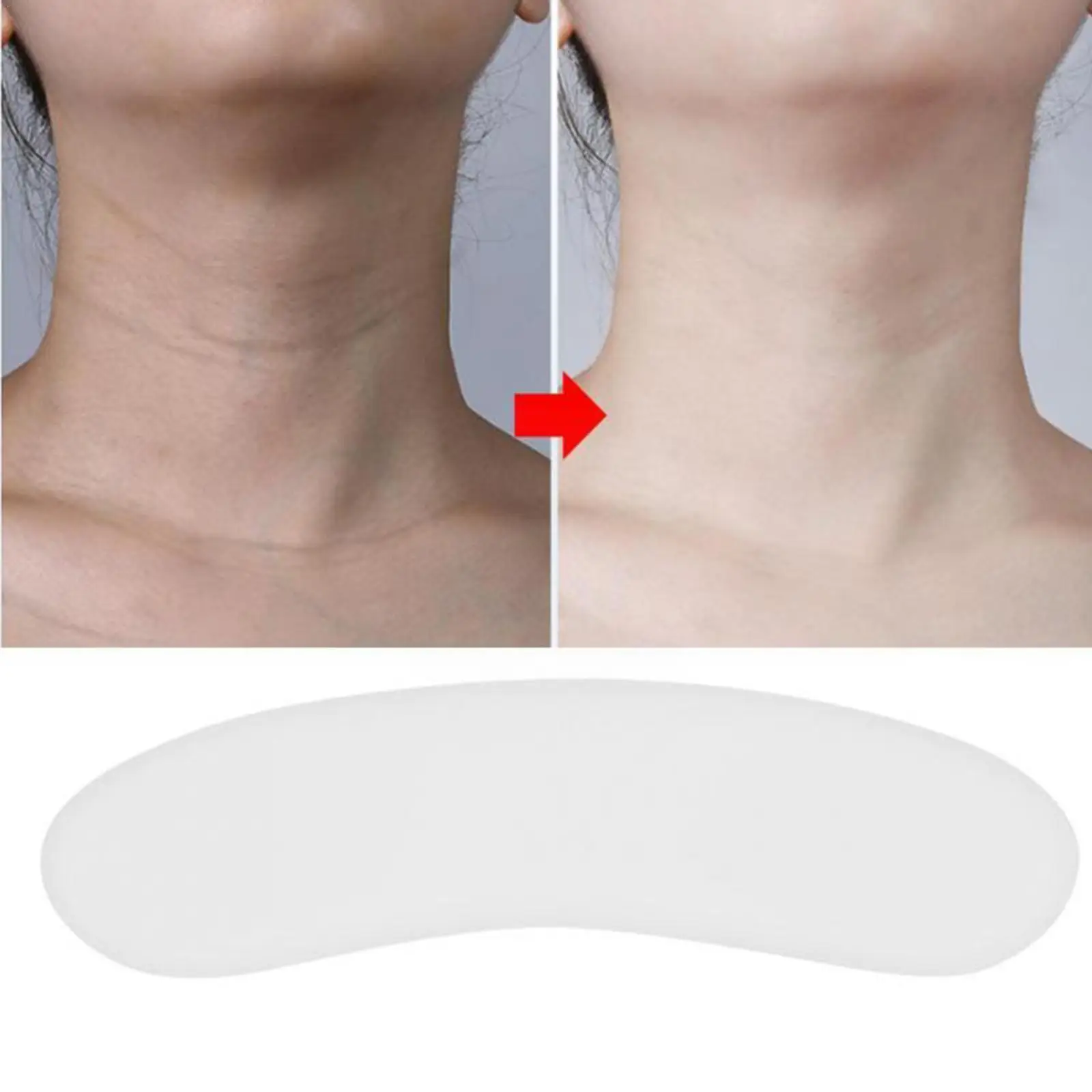 

Многоразовые силиконовые накладки на шею против морщин, 1 шт.