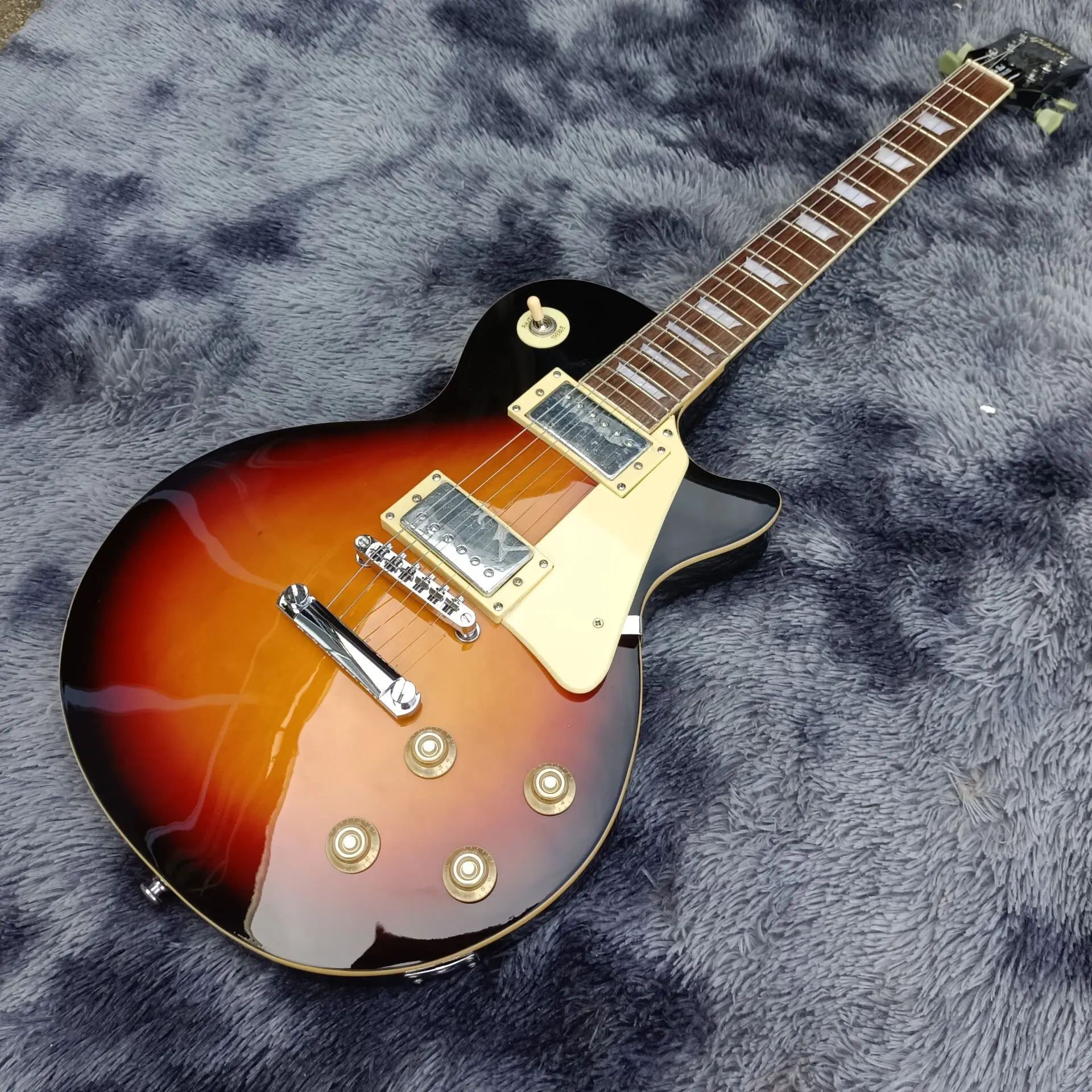 Хорошо! Электрогитара LP корпус из красного дерева фингерборд инвентарь