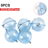 5pcs fishing float round abs lure bobber hollow bubble ball adjustable floating fishing buoyancy balls fishing accessories