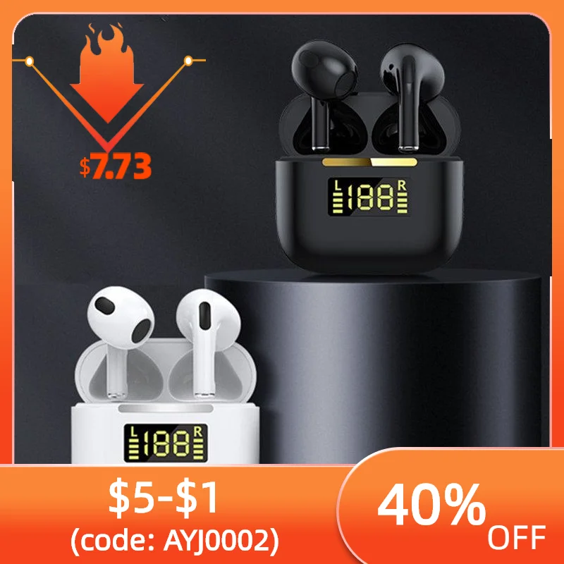 

TWS 5.1 Bluetooth Earphones Fingerprint Touch Wireless Headphones Earbuds Dual Mic Headset Noise Reduction 3D Ststereo HIFI