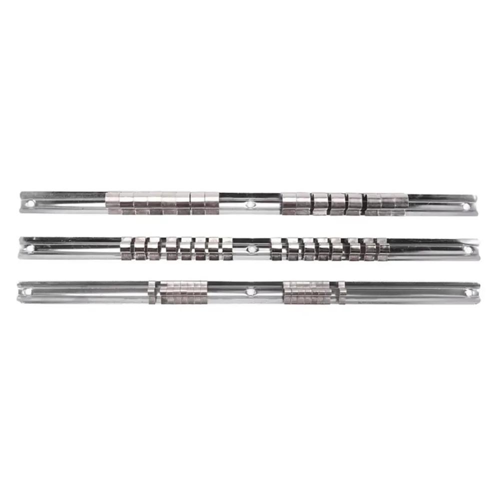 Держатель для розеток из нержавеющей стали 1/4 3/8 1/2 дюйма с 16 зажимами рукав