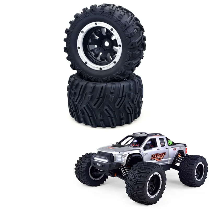 Фото M05K MX-07 2 шт. 188 мм шина для колес 8752 8753 для ZD Racing MX-07 MX07 MX 07 1/7 RC автомобильные запасные части аксессуары, серебристый №5