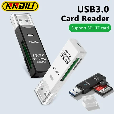 NNBILI новый адаптер USB 3.0 2.0 для Micro SD TF памяти, высокоскоростной адаптер для чтения карт 2 в 1, аксессуары для телефонов, ПК, ноутбуков