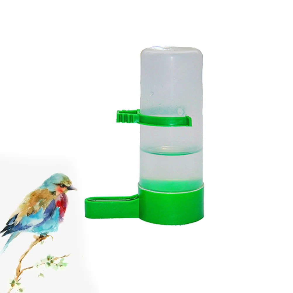 

Bird Water Feeder Dispenser Cage Drinkerautomatic Waterer Parrot Feeders Quail Bowlchicken Parakeet Clipcup Drink Lovebirdpet