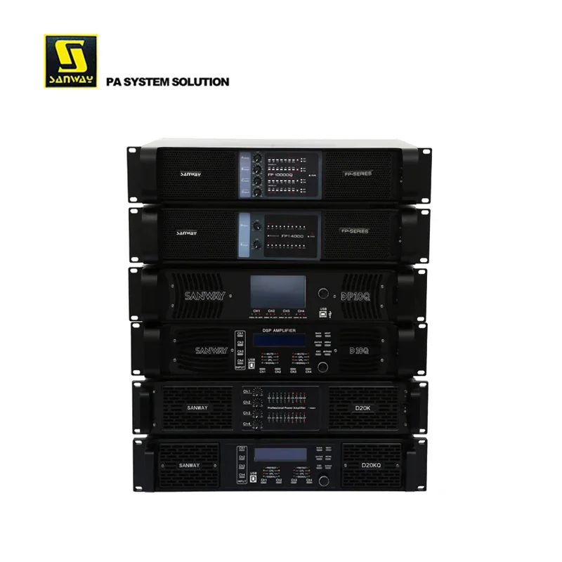 D20KQ FP20000Q Sanway 4-канальный усилитель мощности DSP Professional