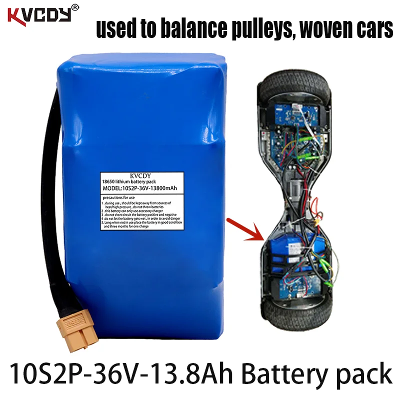 

electric scooter 18650 battery 10s2p 36V Li ion batterie rechargeable 6.0ah simple cycle tension Hover Board batterie lifepo4