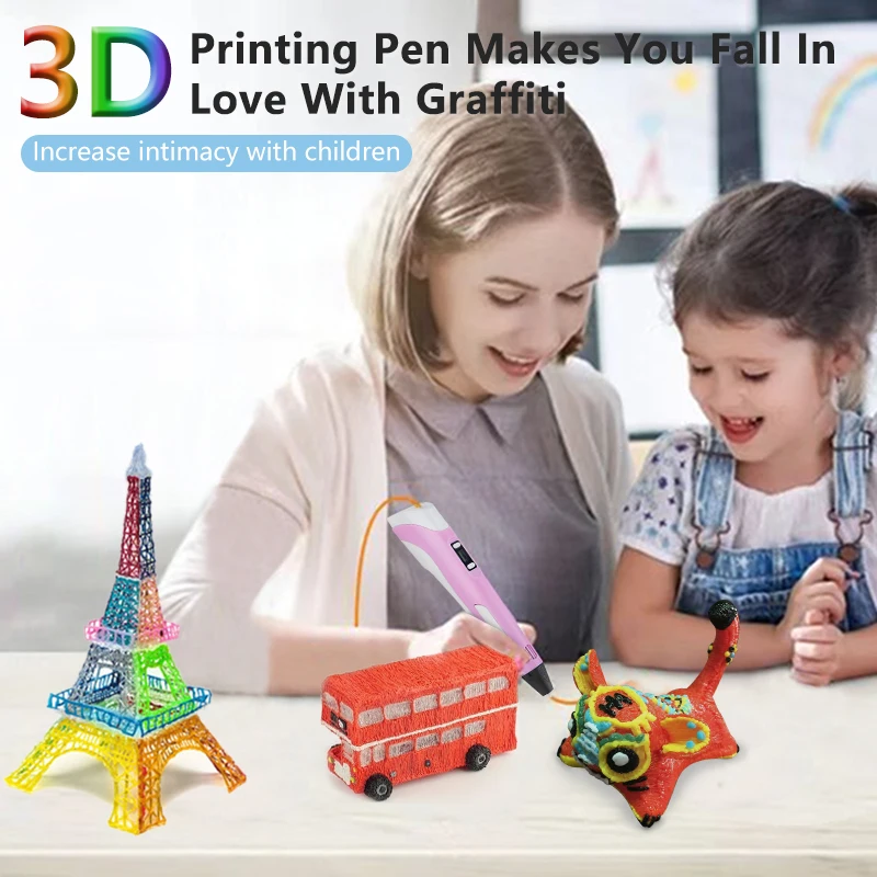 3d-карандаш для творчества ручка 3d-печати с пла цифровая 3d-ручка рисования