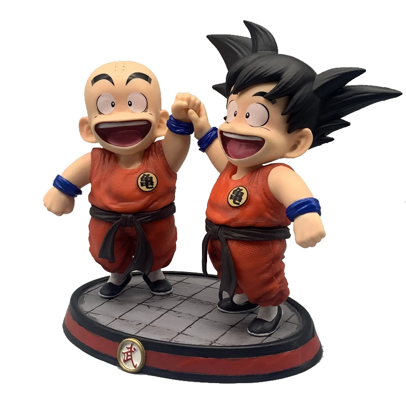 

Фигурка Dragon Ball Son Goku Krillin, Аниме фигурки, 14 см, кавайная милая детская фигурка, Женская коллекция кукол, игрушка для украшения дома