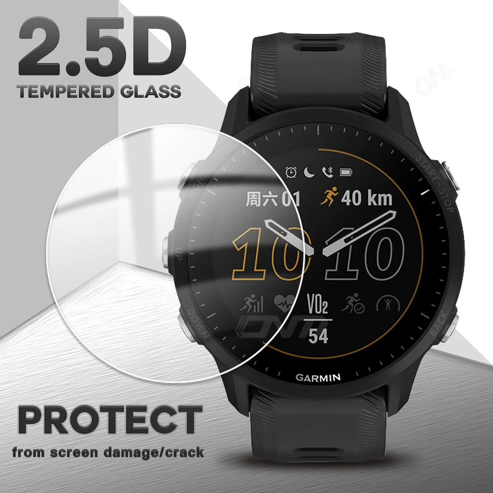 Закаленное стекло для Garmin Forerunner 955 255 255S Music Smart Watch Screen Protector Взрывозащищенная
