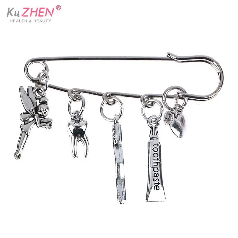 

1pc Tooth Fairy Brooch Dentist Brooch Dental Assistant Dentist Gift Dental Care Brooch Clothes Decoration Accessories