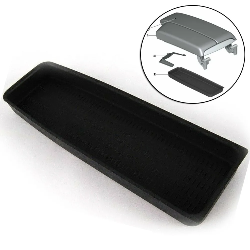 

1Pc Center Armrest Storage Box Tray 51167118064 For BMW 3 Series E90 / 91/92/93 Central Armrest Storage Box Tray Car Accessories