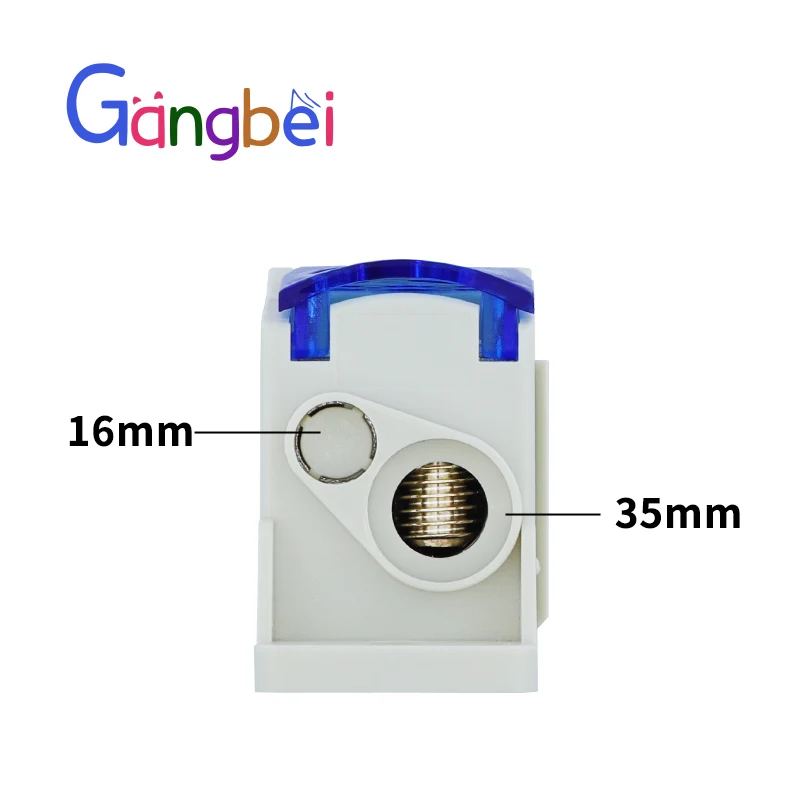 UKK125 Din-рейка 2 в N Out Клеммная колодка Распределительная Коробка Универсальная