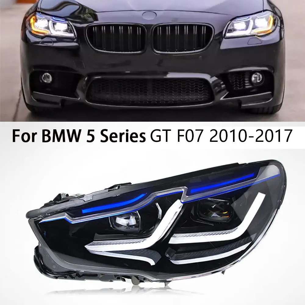Автомобильные фары для BMW F07 5 серии GT 5GT Светодиодные 2010-2017 Фара Drl Объектив