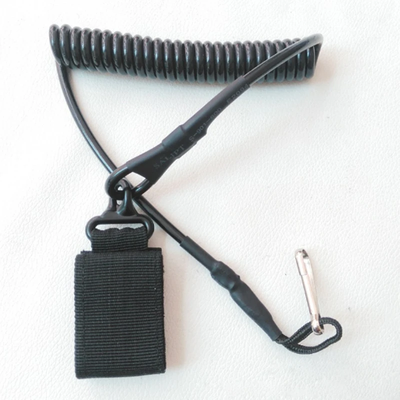 

Handgun Spring Lanyard Outdoor Airsoft Tactical Single Point Pistol Quick Release Shooting Hunting Strap Army Combat Gear