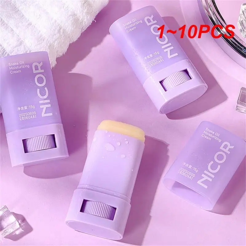 

1~10PCS Skin Lifting Moisturizing Balm Stick Facial Moisturizer With Snake Oil Multipurpose Skincare For Relieves Skin