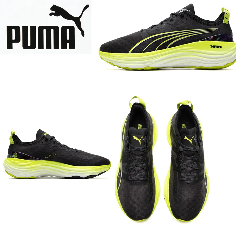 Фото Мужские кроссовки PUMA с амортизацией и стабилизацией 380073-01, дышащие, с асимметричной пяткой из ТПУ №1