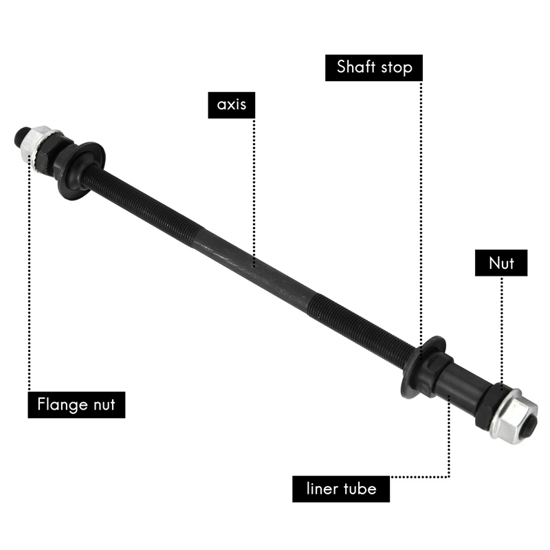 Удлиненная задняя ось для горного велосипеда 240 мм