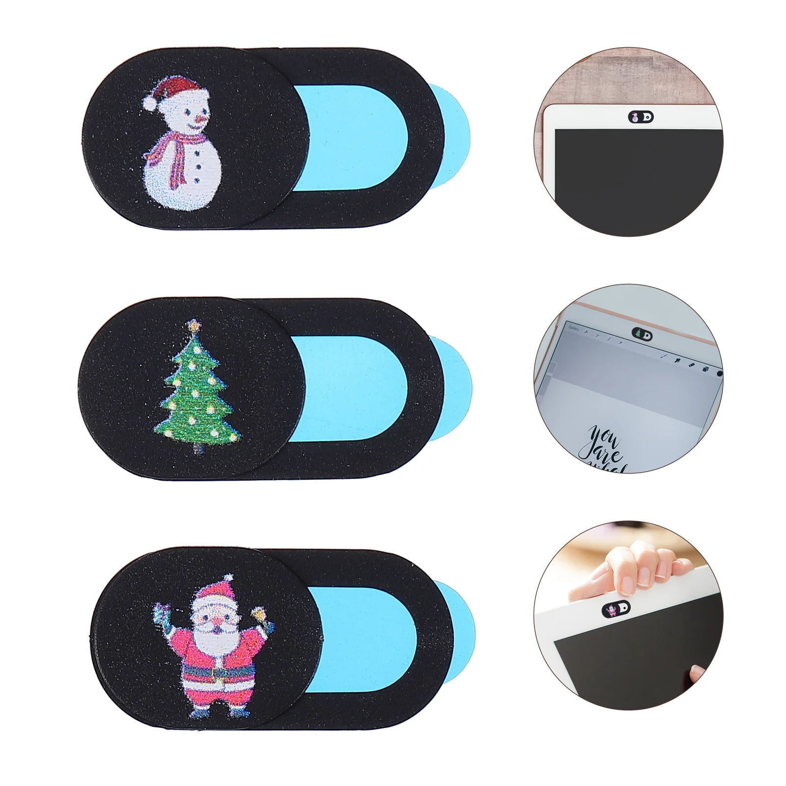 

Camera Cover Webcam Covers Christmas Laptop Slide Blocker Tablet Privacy Computerprotection