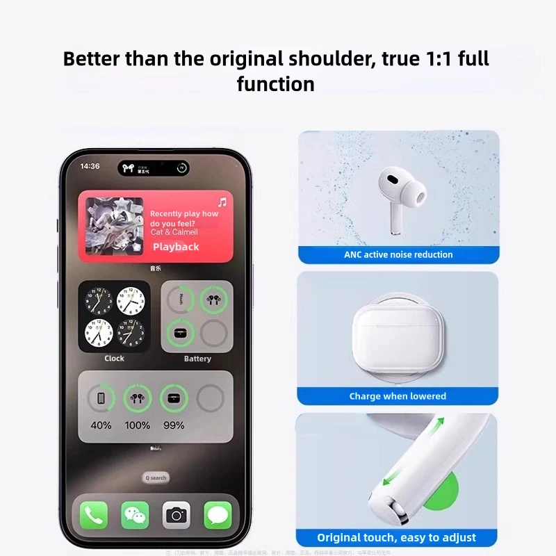 Z Kinglucky HQ5 оригинальные TWS ANC беспроводные Bluetooth наушники спортивная гарнитура для