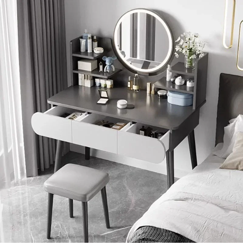 Предметы первой необходимости роскошный черный туалетный столик зеркало для